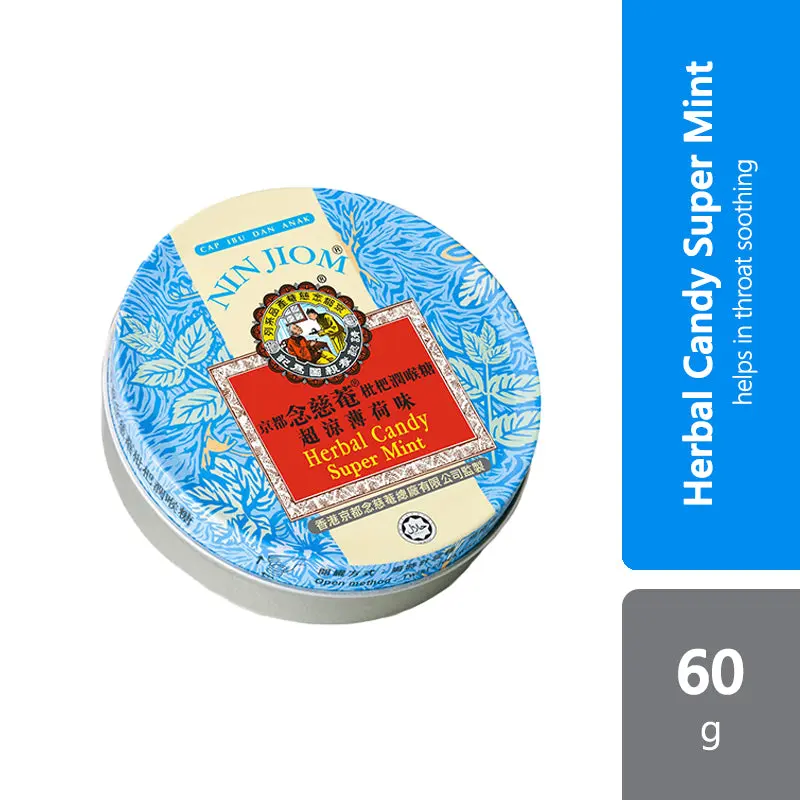 Nin Jiom Herbal Candy Super Mint 60g
