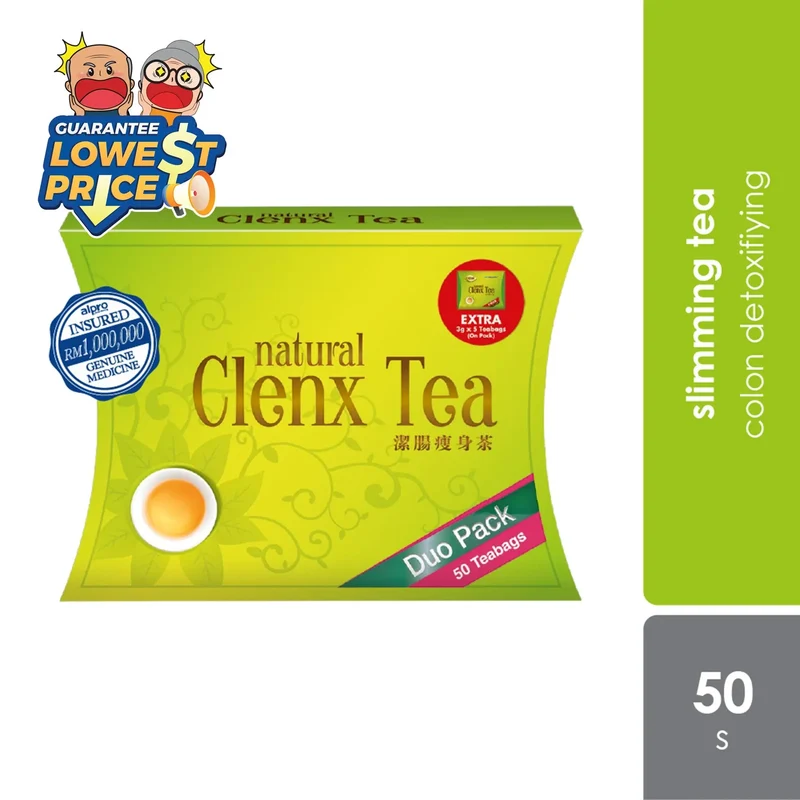 NH Detoxlim Natural Clenx Tea 50s | Slimming Tea