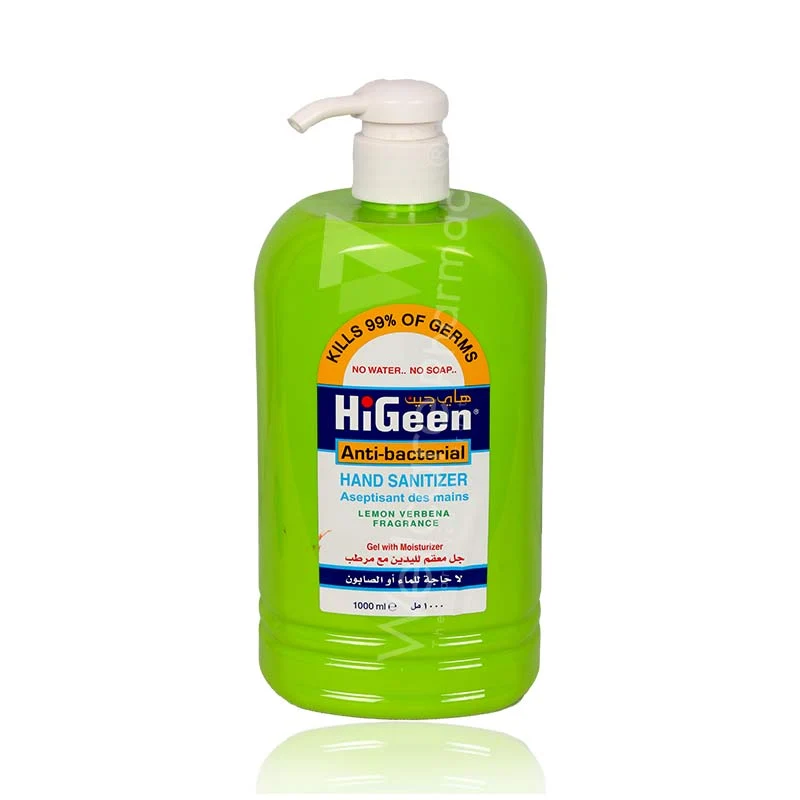 Higeen Hand Sanitizer Fresh Lemon 1000ml