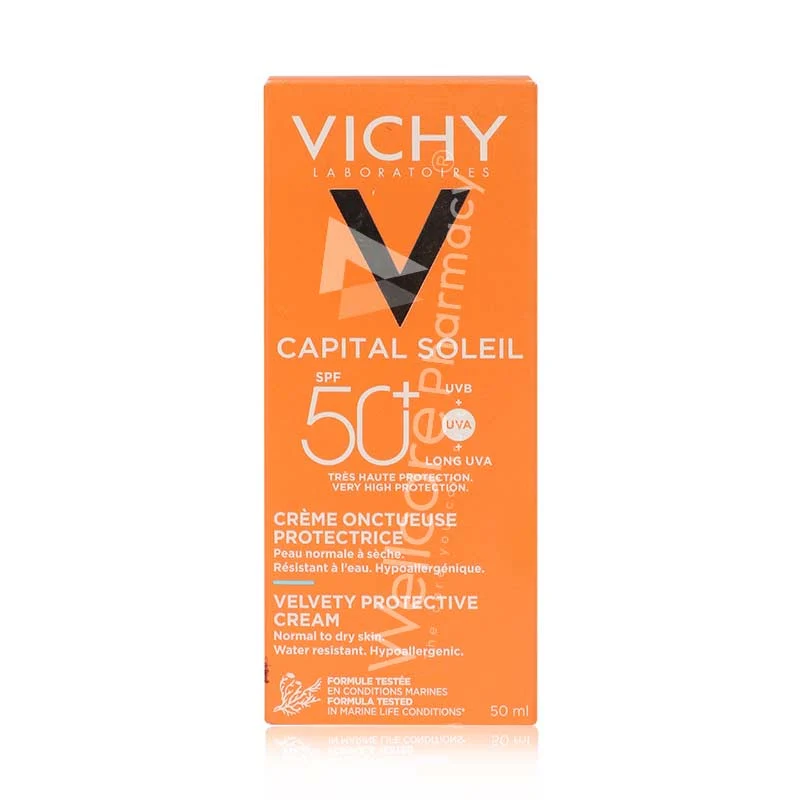 Vichy 1+1 Is Dry Touch Fluid Velvety Cream Spf50+ 50ml