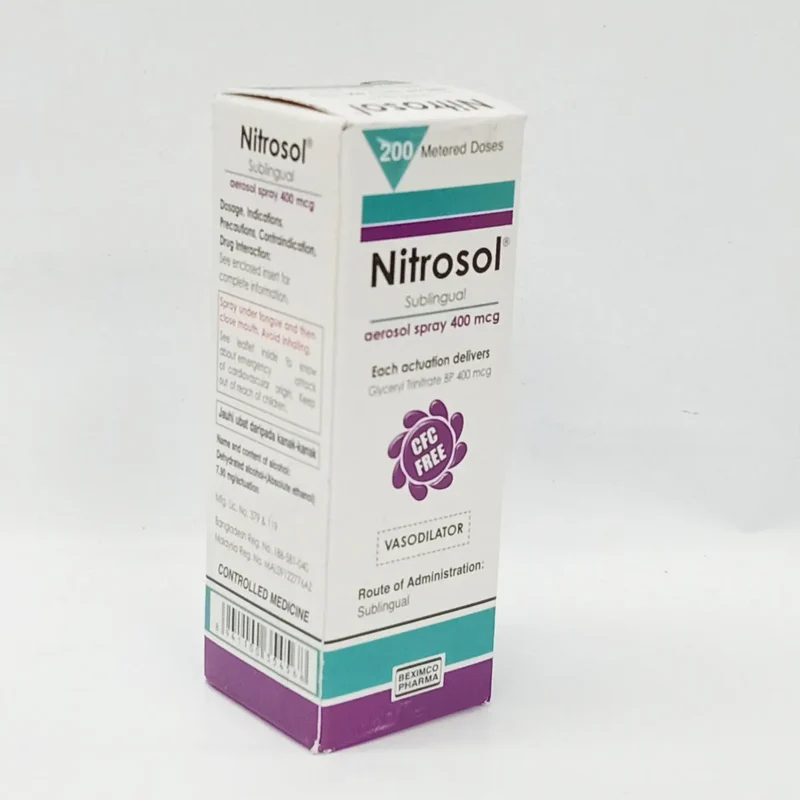 Nitrosol Aerosol Spray 400mcg 200 Metered Doses