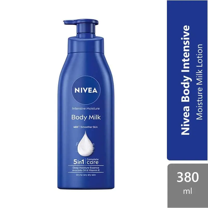 Nivea 98940 Intensive Moisture Body Milk 380ml | Moisture Milk Lotion
