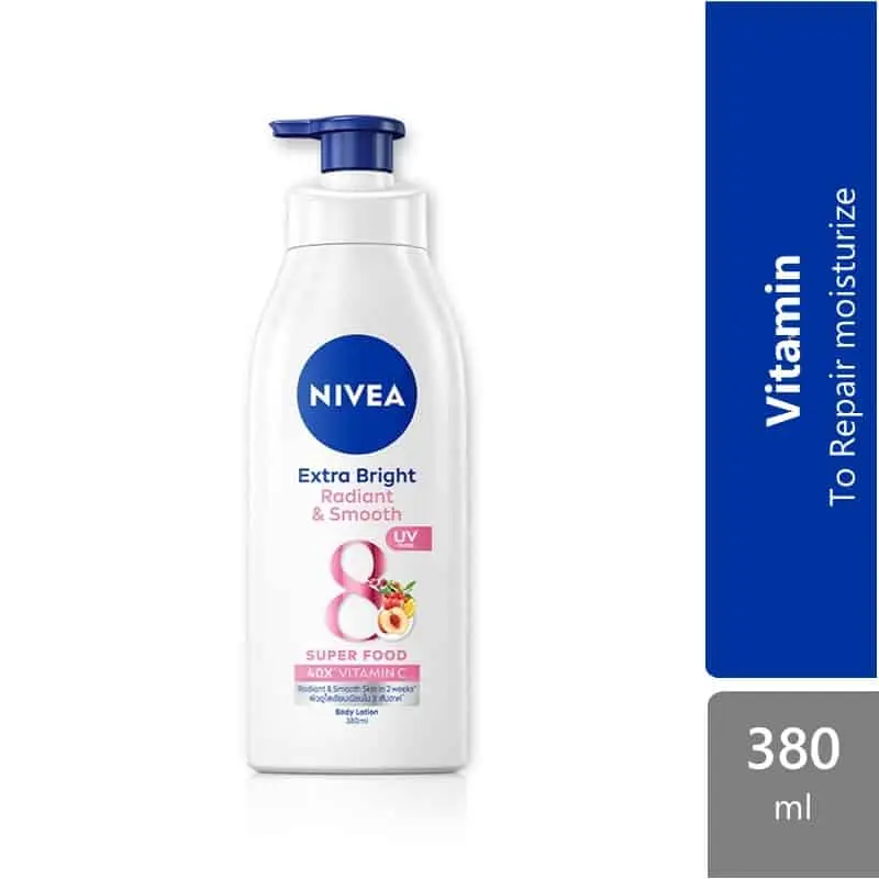 Nivea 98918 Extra Bright Radiant & Smooth 380ml | To Repair moisturize
