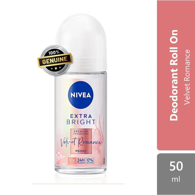 Nivea 98541 (F) Extra Bright Velvet Romance Ro 50ml (New)