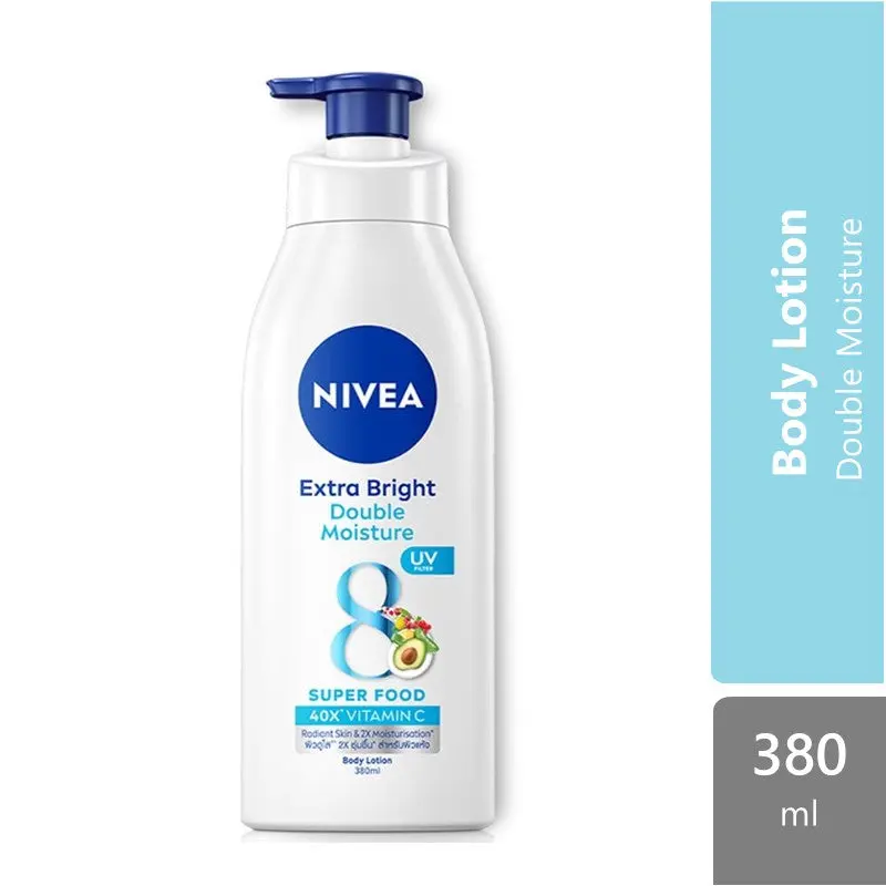 Nivea 98441 Extra Bright Double Moisture 380ml (New) | Double Moisture