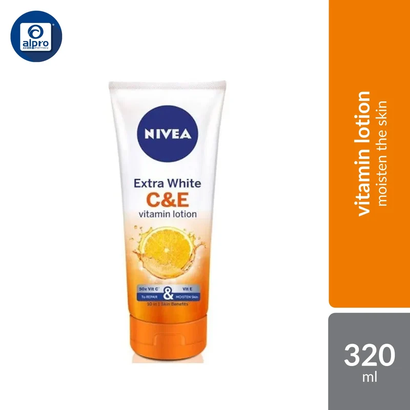 Nivea 80374 Extra White C&E Vitamin Lotion 320ml