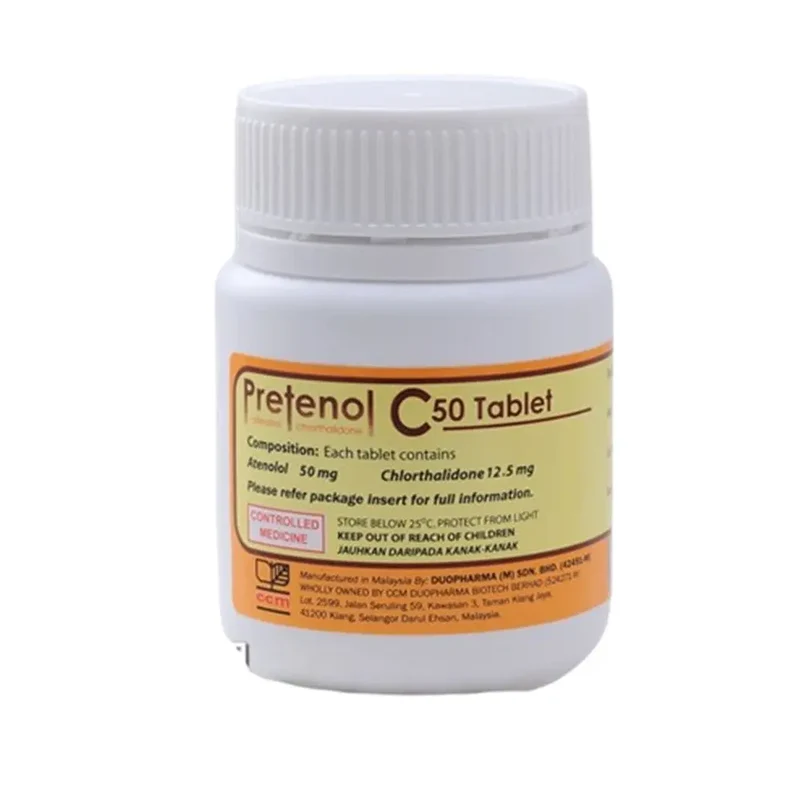 #PRETENOL C 50MG 30S