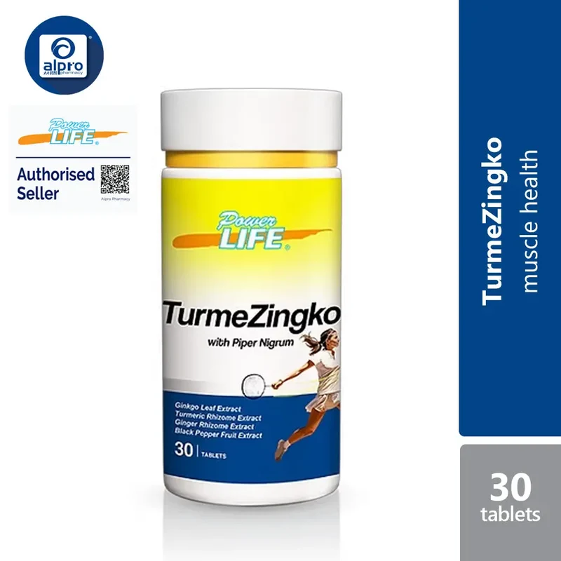 Powerlife Turmezingko with Piper Nigrum 30s | For Muscular Health