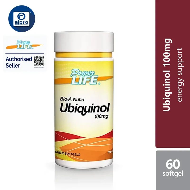 Powerlife Bio-A Nutri Ubiquinol 100mg 30s | Energy for Healthy Body