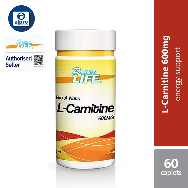 Powerlife Bio-A Nutri L-Carnitine 600mg 60s