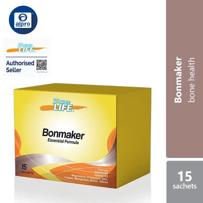 Powerlife Bonmaker Essential Formula 15/box | Bone Health Supplement