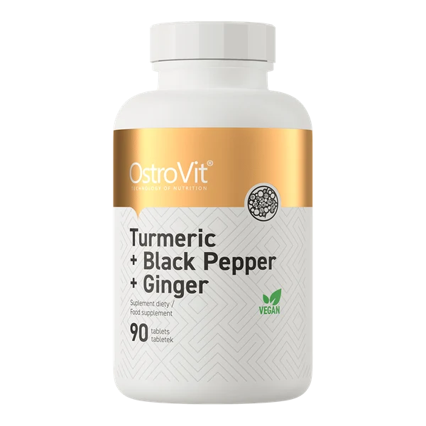 OSTROVIT Curcumin + Schwarzer Pfeffer + Ingwer (90 Tabletten).