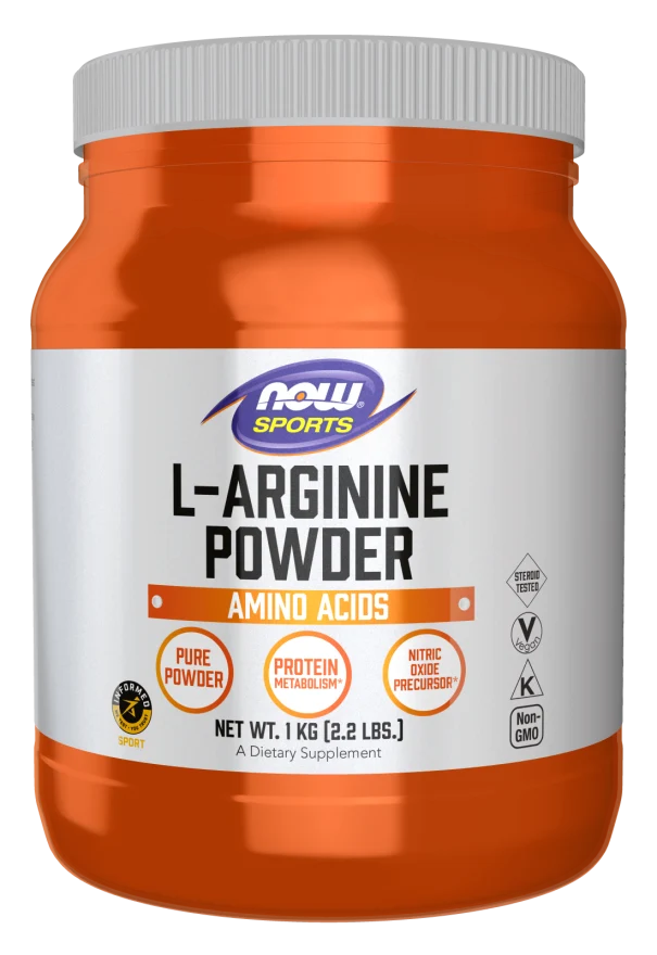 NOW FOODS L-Arginin - L-Arginin Pulver (1000 g)
