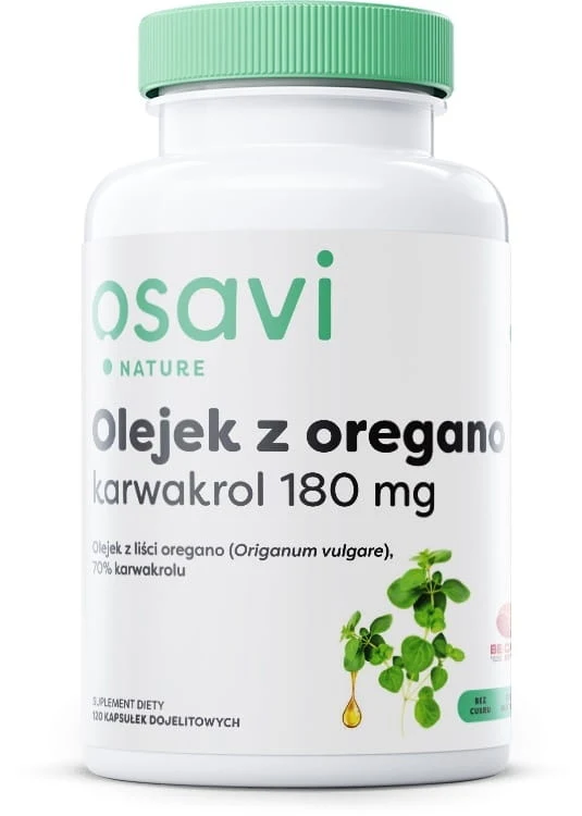 OSAVI Oreganoöl 257 mg (120 Kapseln).