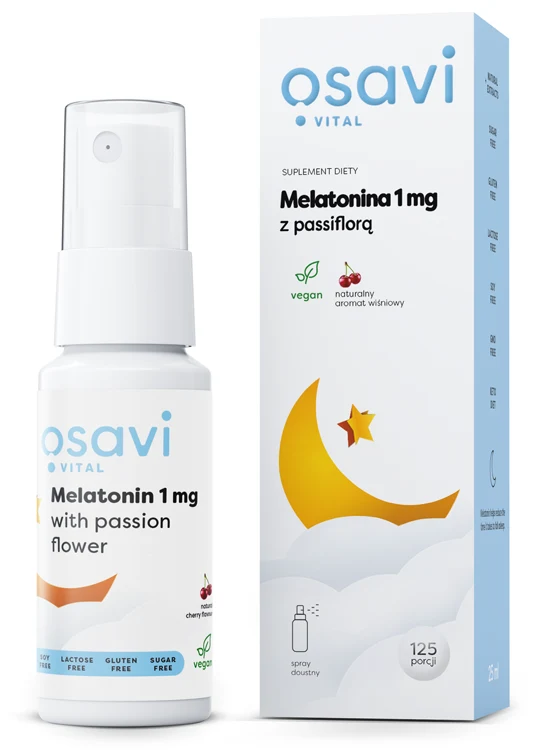 OSAVI Melatonin 1 mg mit Passionsfrucht-Kirschgeschmack (25 ml)