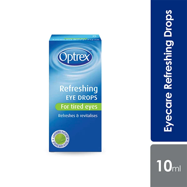 Optrex Refreshing Eye Drops 10ml | Soothe Irritated and Dry Eyes