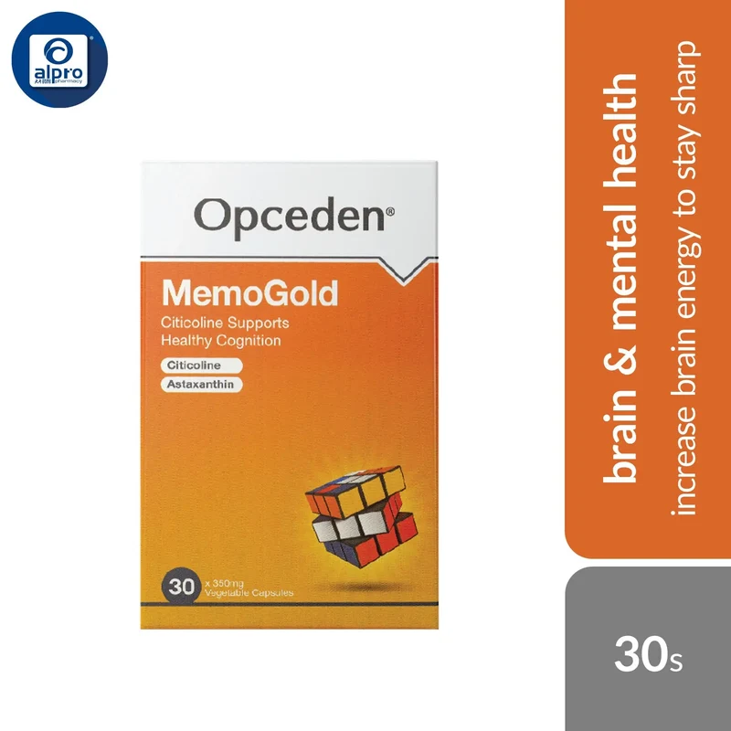Opceden MemoGold 350mg 30s | Increase Brain Energy To Stay Sharp