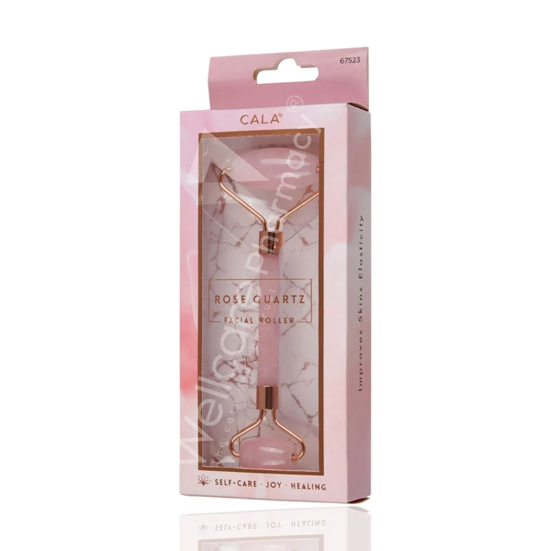 Cala Rose Quartz Facial Roller W Rose Gold
