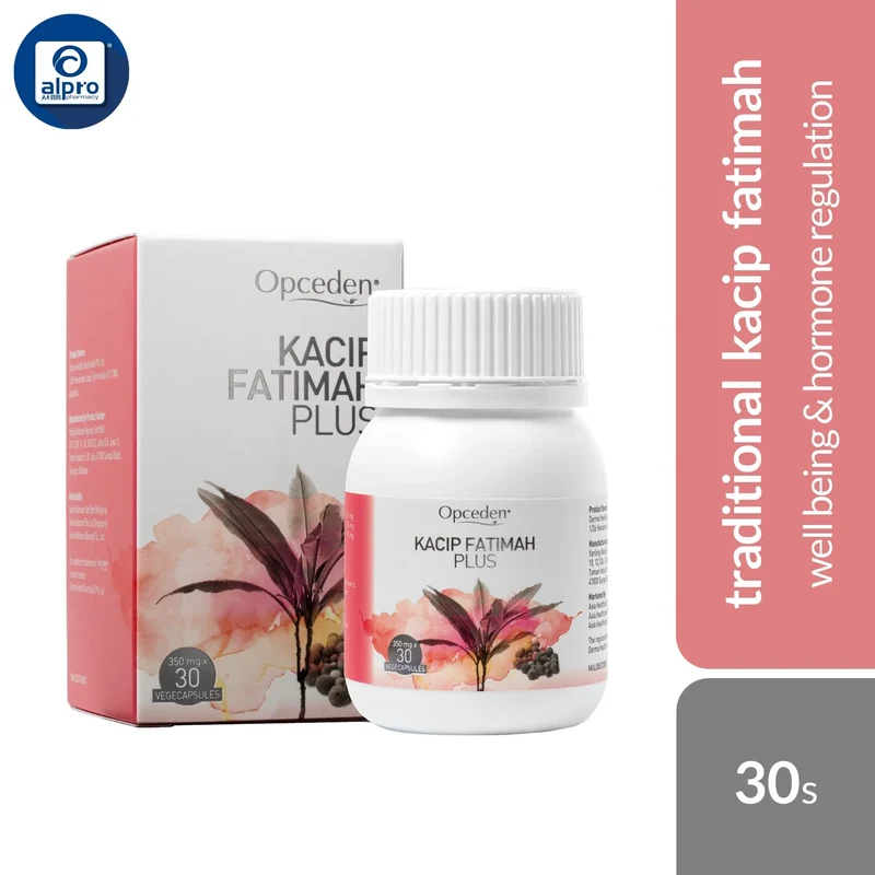 Opceden Kacip Fatimah Plus 350mg 30s | Well-Being & Hormone Regulation