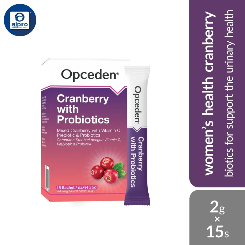 Opceden Cranberry with Probiotics 2g ×15s | Biotics For Support The Urinary Health