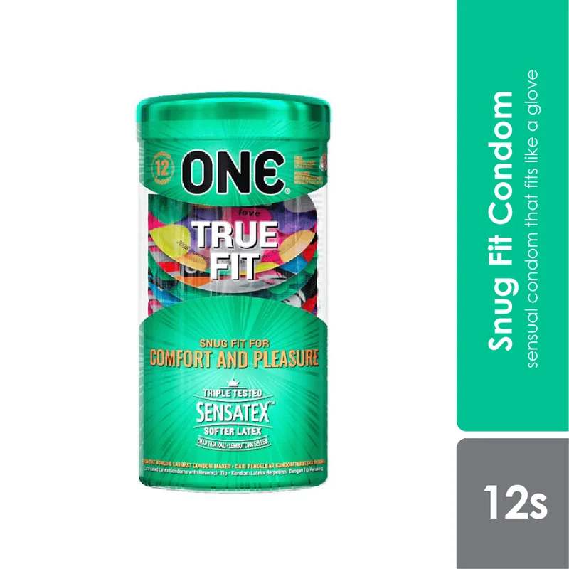 One Condom True Fit 12s | Silky Smooth Condom