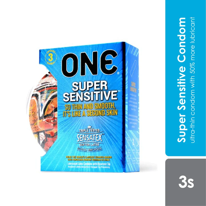 One Condom Sensitive 3s | Sheer Design Condom