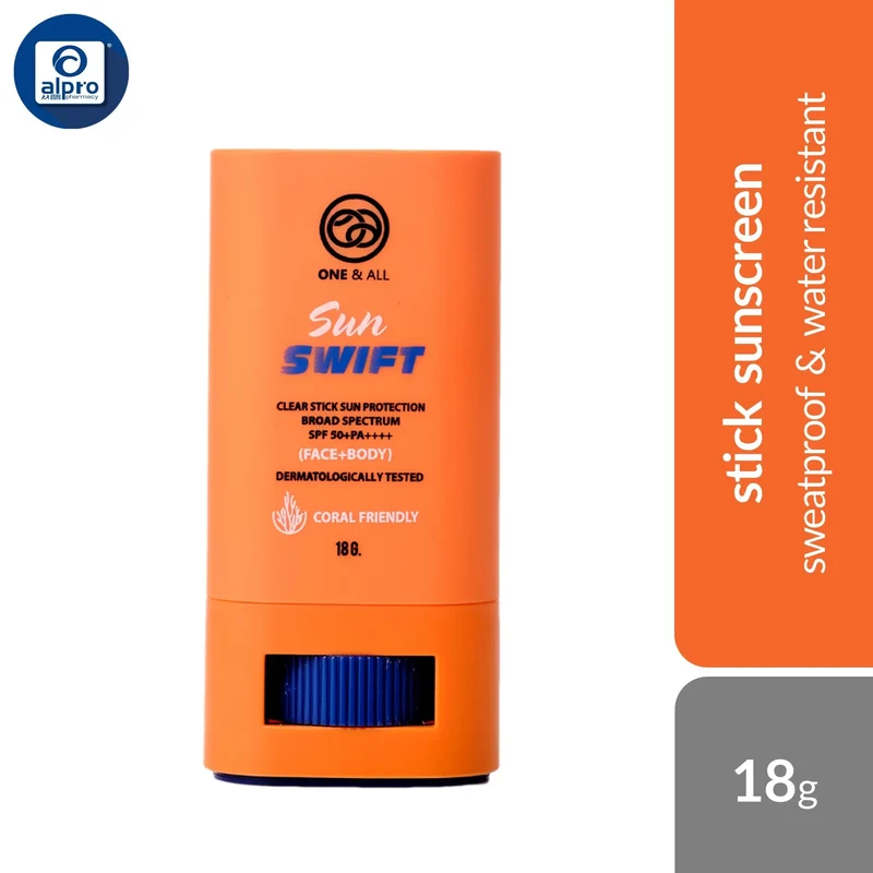 One And All Sunswift 18g | Sweatproof & Water Resistant
