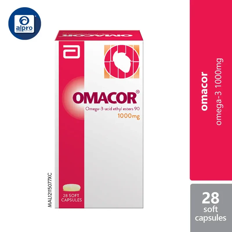 Omacor Omega 3 1000mg 28s | Heart Health