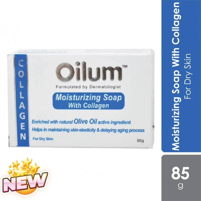 Oilum Moisturizing Bar Soap With Collagen 85g+20g