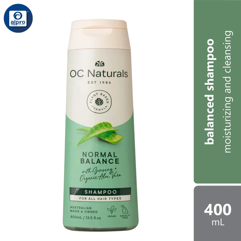OC Naturals Normal Balance Shampoo 400mL | Moisturizing and Cleansing