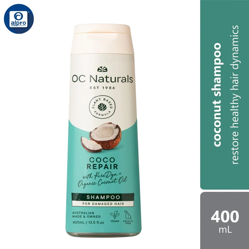 OC Naturals Coco Repair Shampoo 400mL | Restore Healthy Hair Dynamics
