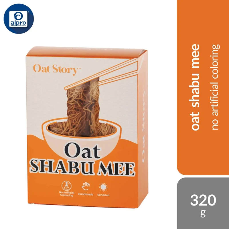 Oat Merry Shabu Noodles 320g | No Artificial Coloring (Exp: 23/11/2025)