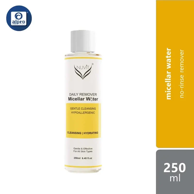 Nuvit Daily Remover Micellar Water | No-Rinse Remover