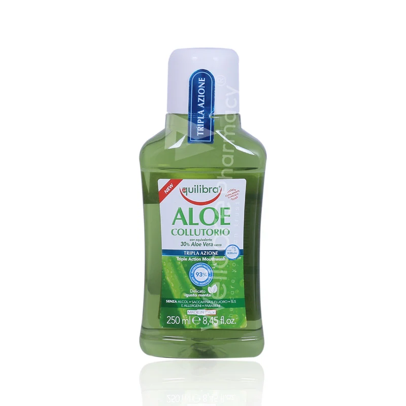 Equilibra Aloe Triple Action Mouth Wash Mini 250ml