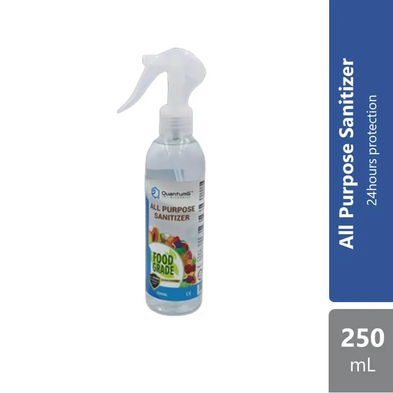 QuantumG Food Grade Sanitizer & Disinfectant (250ml)