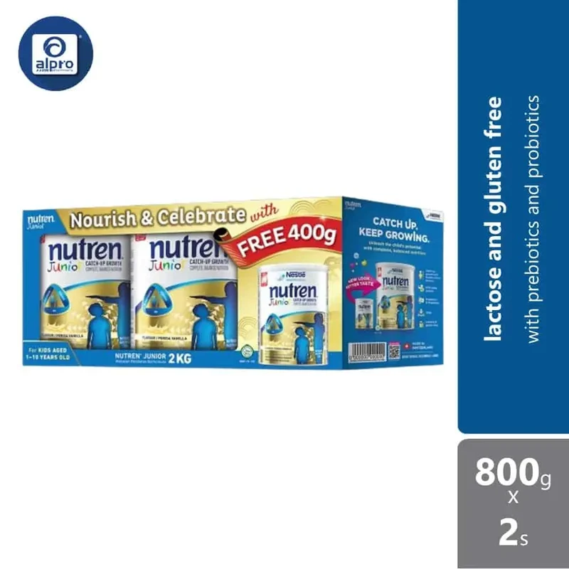 Nestle Nutren Junior Complete Nutrition 800g x 2 FOC 400g