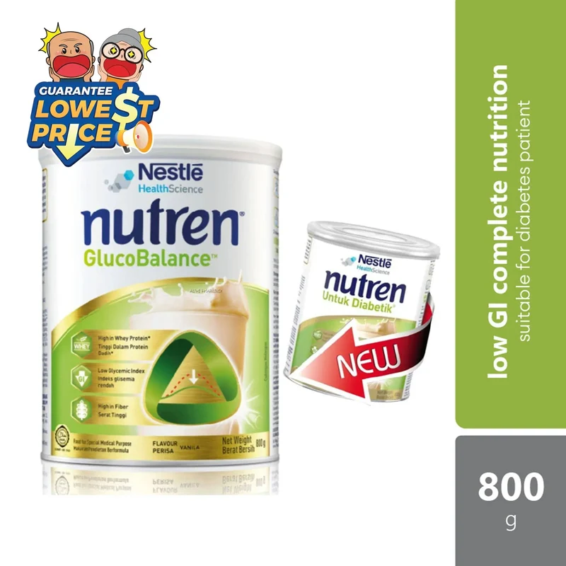 Nestle Nutren Glucobalance (Previously Known As Nutren Diabetik) 800g