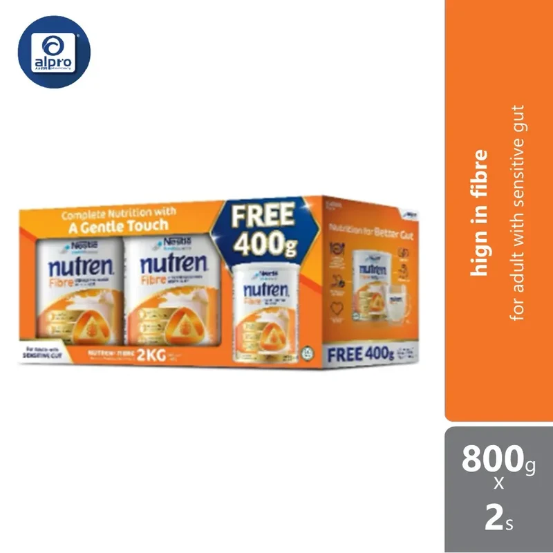 Nestle Nutren Fibre 2 x 800g FOC 400g