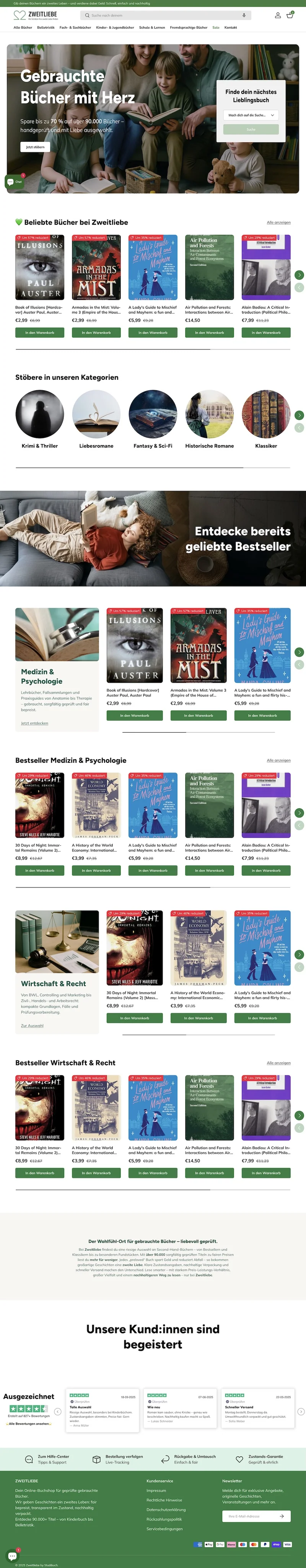 Shopify Store for Second-Hand Books & Online Book Marketplace
