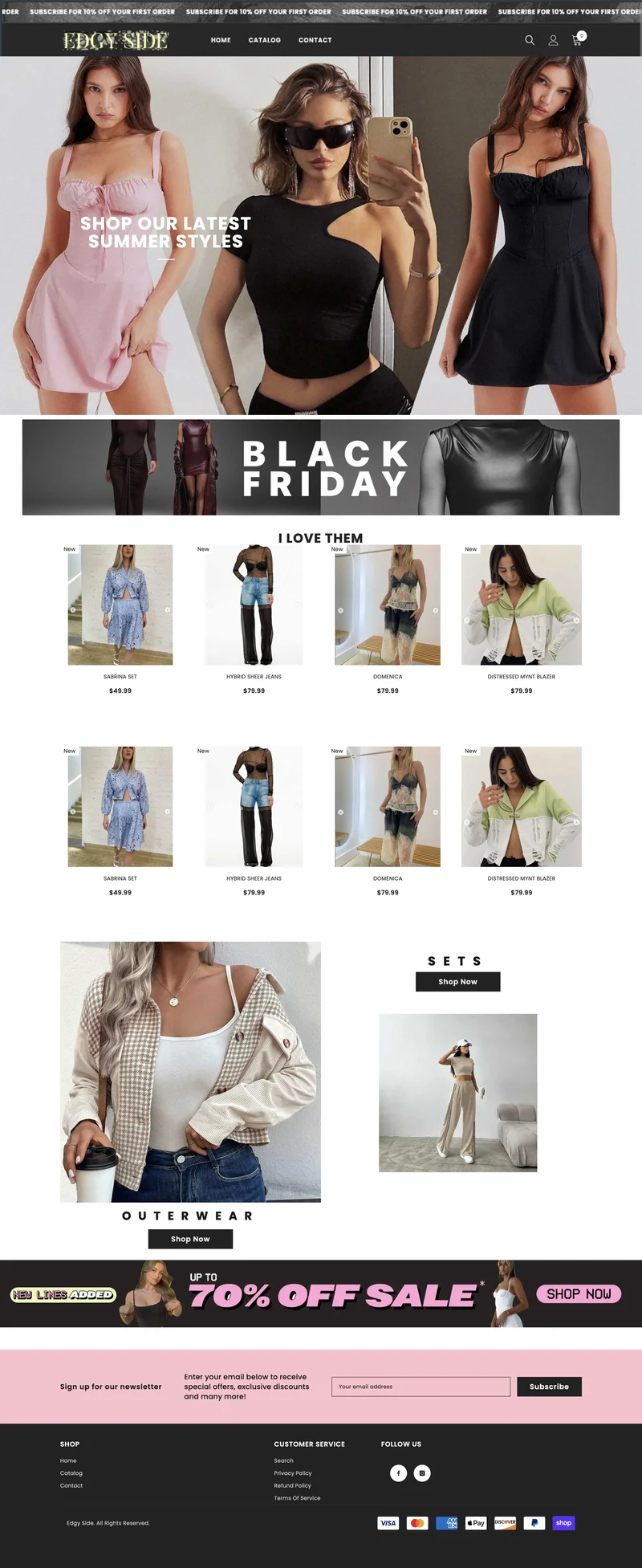Custom Shopify Development for a Fashion Ecommerce Store