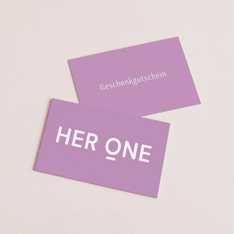 HER ONE Geschenkgutschein