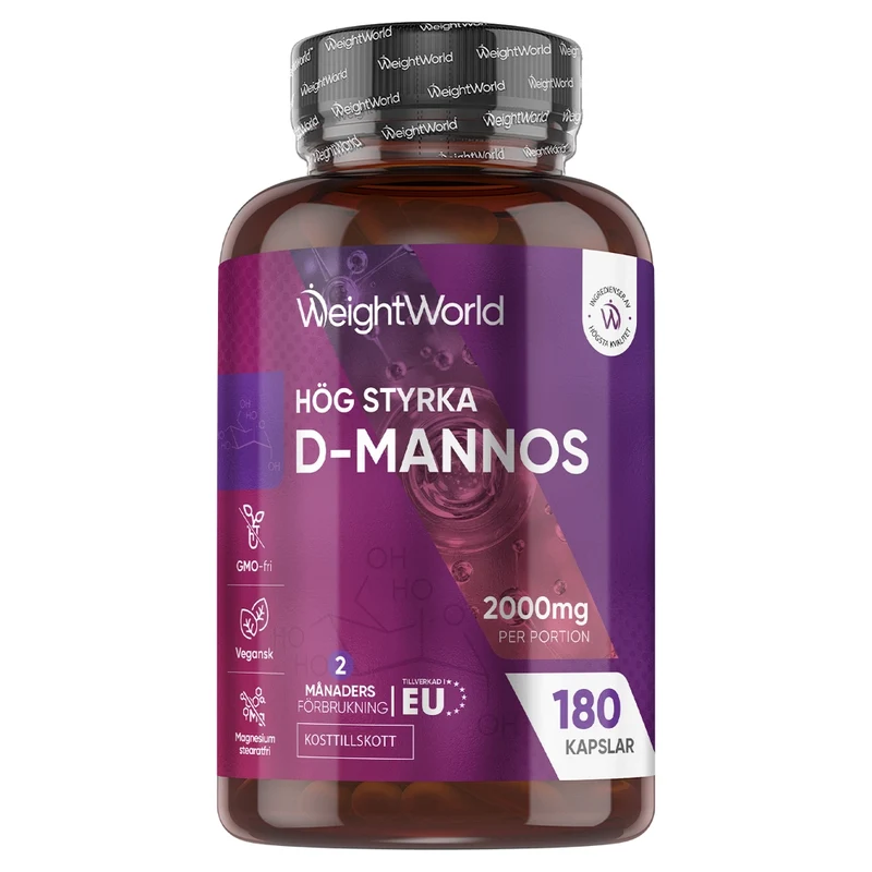D-mannose kapslar 2000 mg