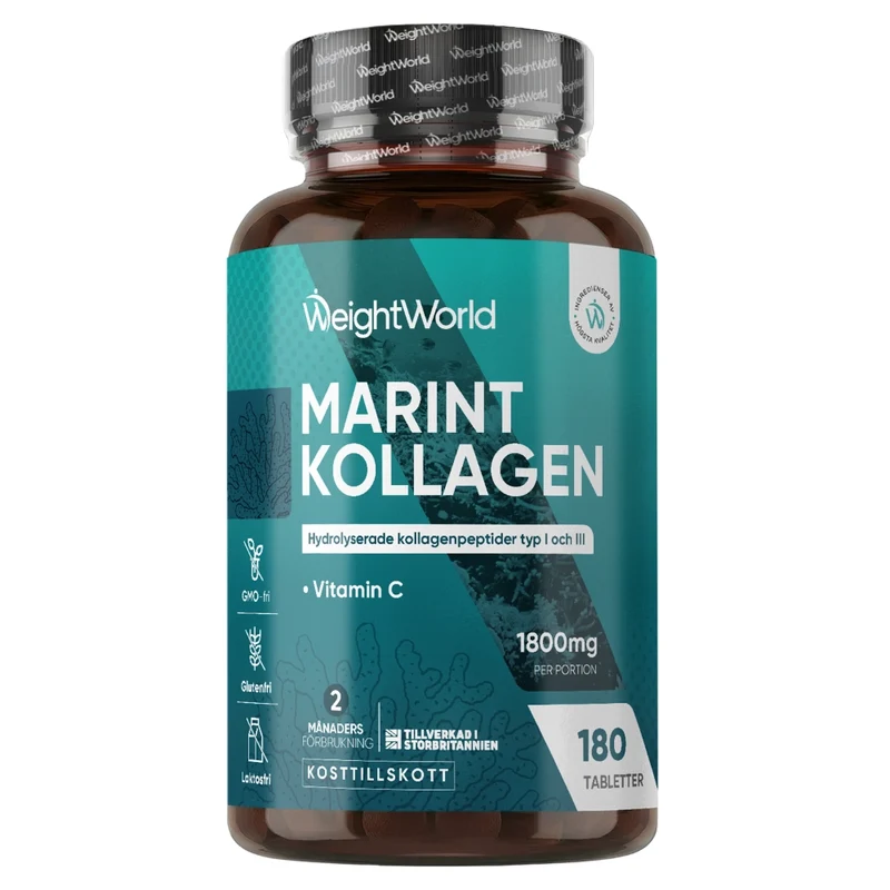 Marint Kollagen + Vitamin C 1800 mg