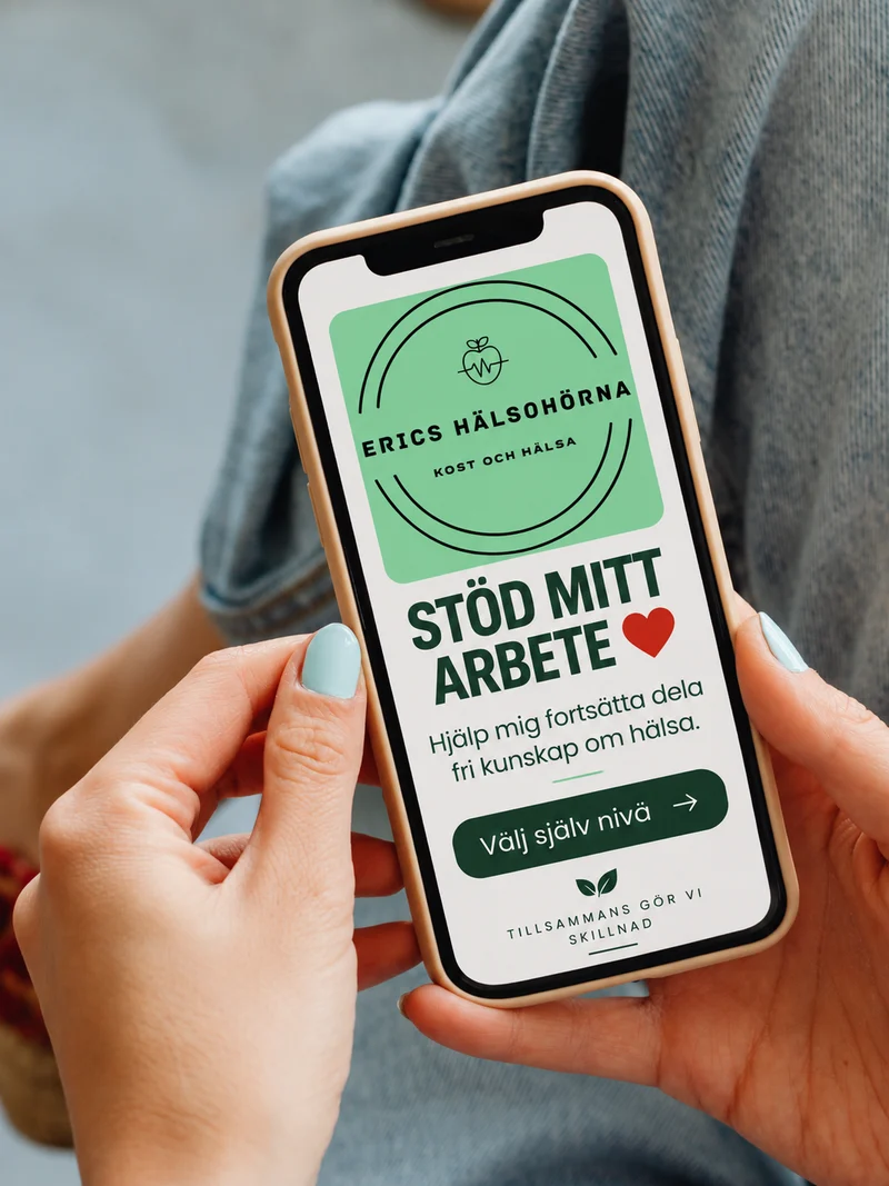 Stöd mitt arbete – frivilligt månadsbidrag