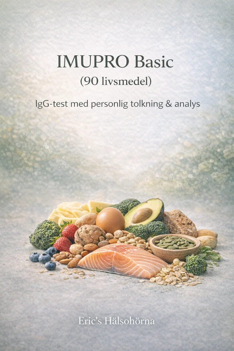 IMUPRO Basic (90 livsmedel) – IgG-test med personlig tolkning & analys