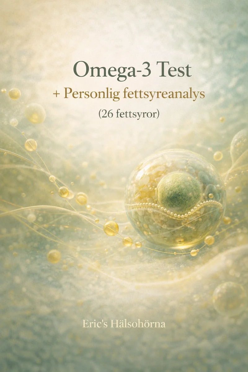 Omega-3 Test + Personlig Fettsyreanalys (26 fettsyror)