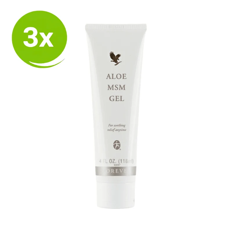Forever Aloe MSM Gel 3 - Pack Voordeelbundel