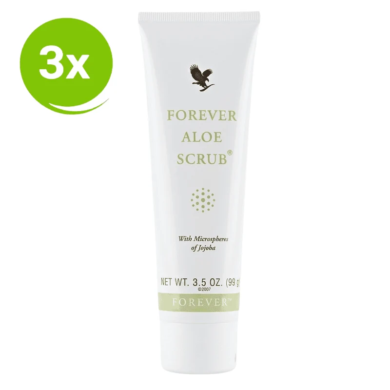 Forever Aloe Scrub 3 - Pack Voordeelbundel