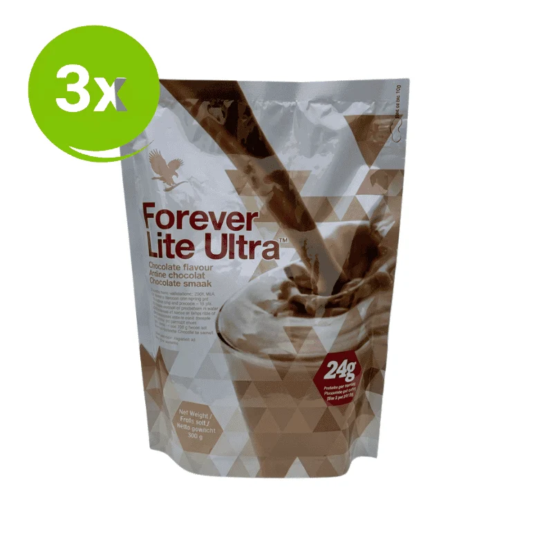 Forever Lite Ultra Chocolate Shake 3-Pack Voordeelbundel