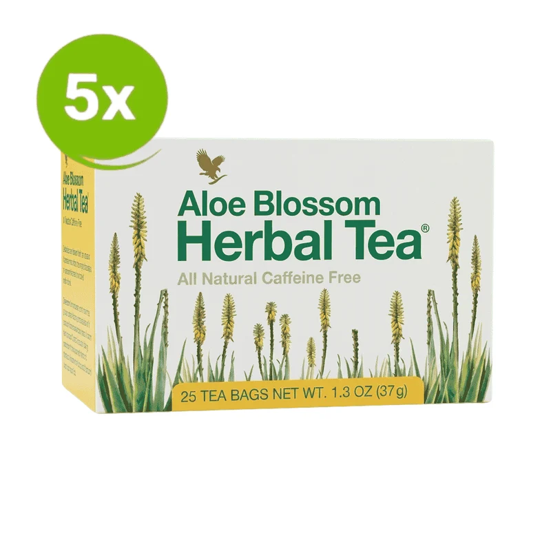 Aloe Blossom Herbal Tea 5-Pack Voordeelbundel